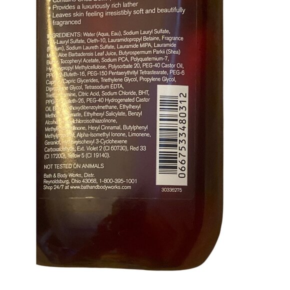 Bath & Body Works Holiday Traditions Cranberry Twinkle Shower Gel 10 Fl Oz - Picture 4 of 6